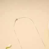 Minimal Slim Box Design Silver Chain