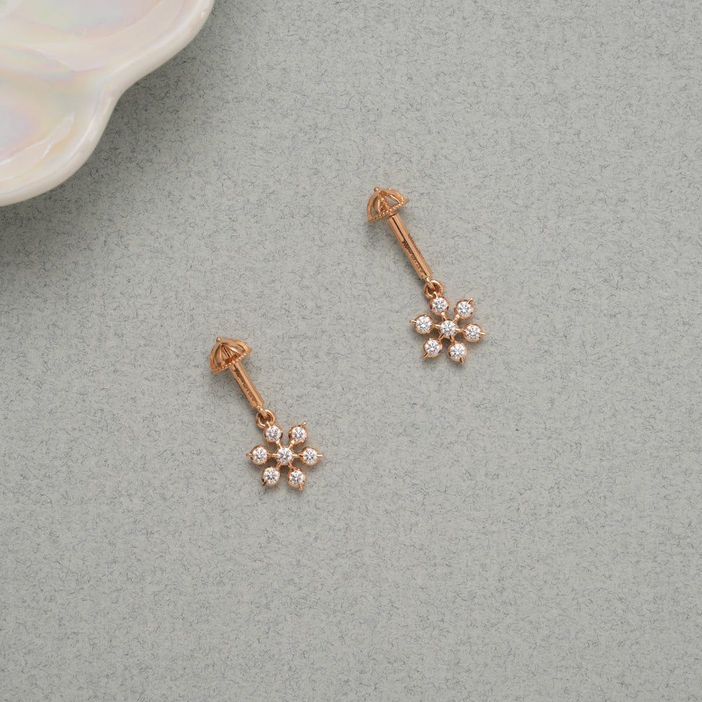Modern Snowflake Design Diamond Koppu