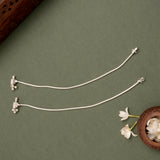 Thin Smooth Silver Anklet