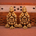 Antique Temple Design Jhumka Earrings