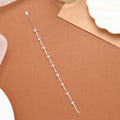 Cute Baby Pink Stone Silver Women’s Bracelet