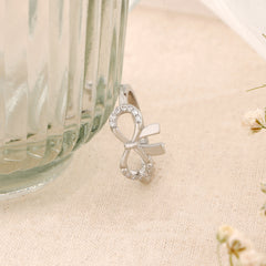 Trendy Infinity & U-Shape Ring