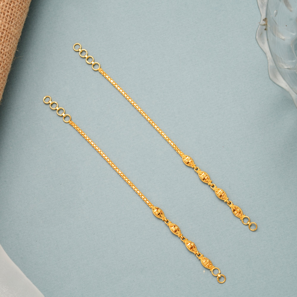 Designer Oval Chain Gold Mattal