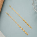 Designer Oval Chain Gold Mattal