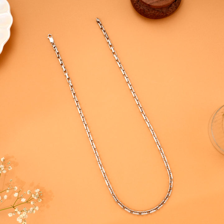Trendy Box Link Silver Chain