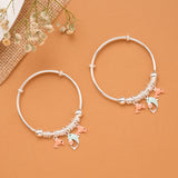 Dolphin Charm Baby Silver Bangle