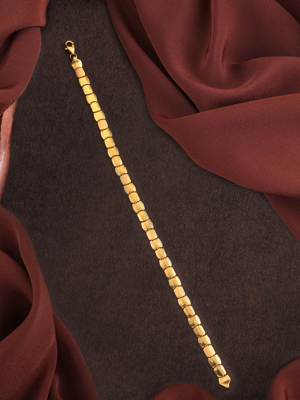 Stylish Gold Cube bracelet
