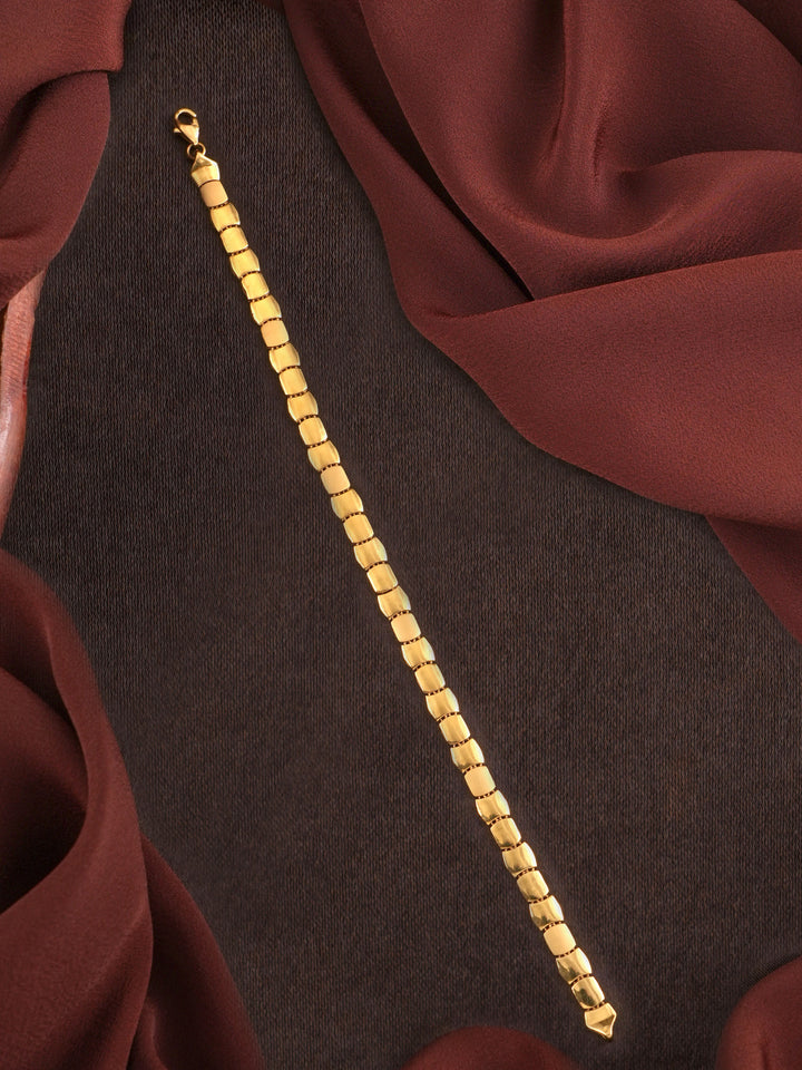 Stylish Gold Cube bracelet