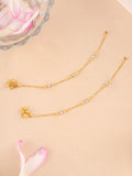 Dual Toned Gold Beads Anklet for Kids