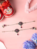Floral Spark Baby Antique Anklet