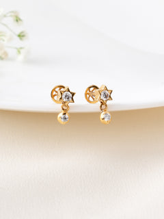 Diamond Drop with Star Stud