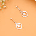 Sparkle Drop Crystal Silver Koppu Earrings