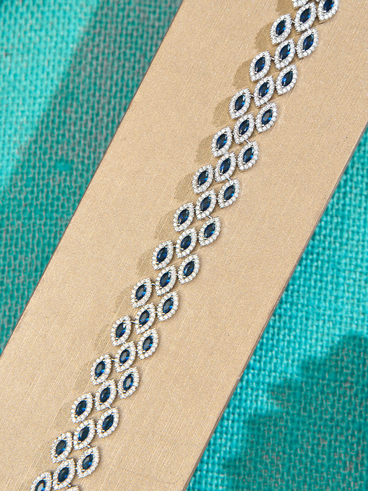 Sapphire Sparkle Marquise Bracelet