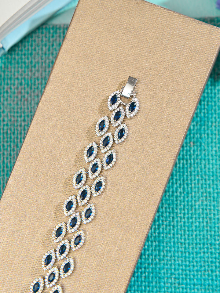Sapphire Sparkle Marquise Bracelet
