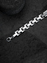 Chrome Line Band Bracelet