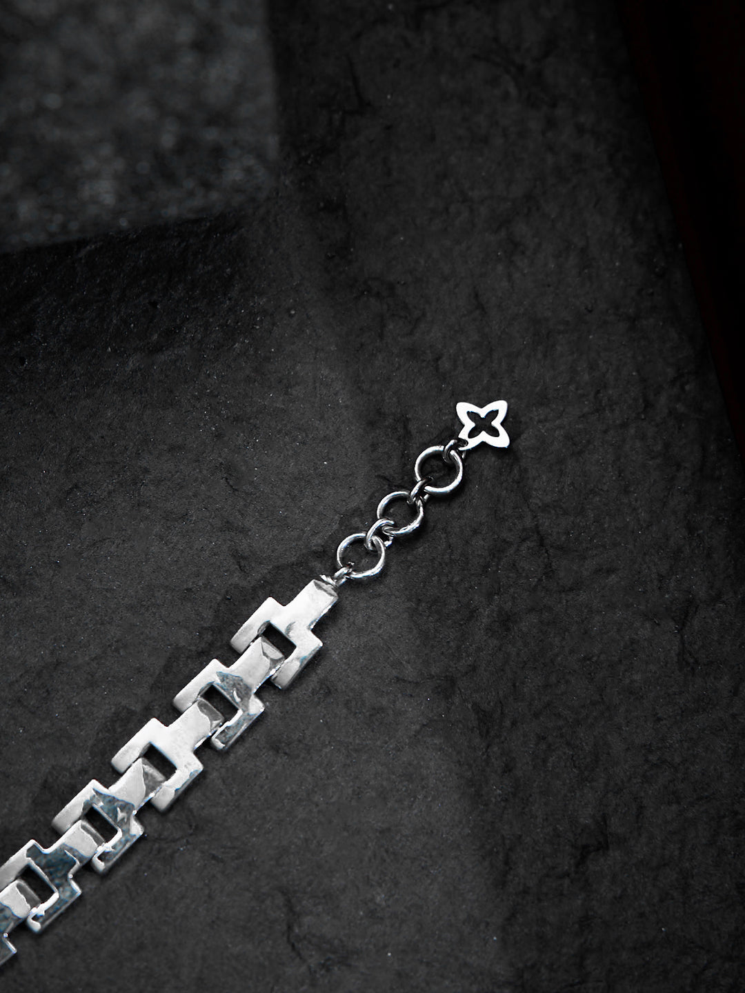 Chrome Line Band Bracelet