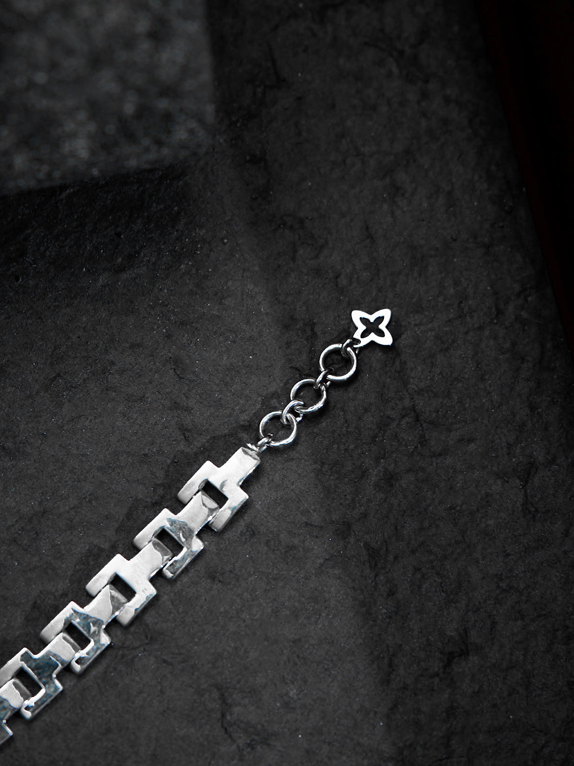 Chrome Line Band Bracelet