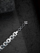 Chrome Line Band Bracelet