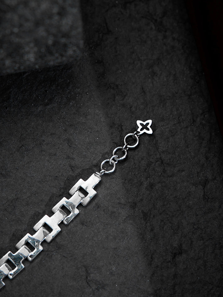 Chrome Line Band Bracelet