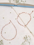 Whispering Rose Heart Anklet