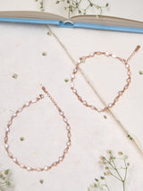 Whispering Rose Heart Anklet