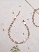 Blush Bloom Link Anklet