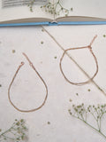 Twinkling Rose Halo Anklet