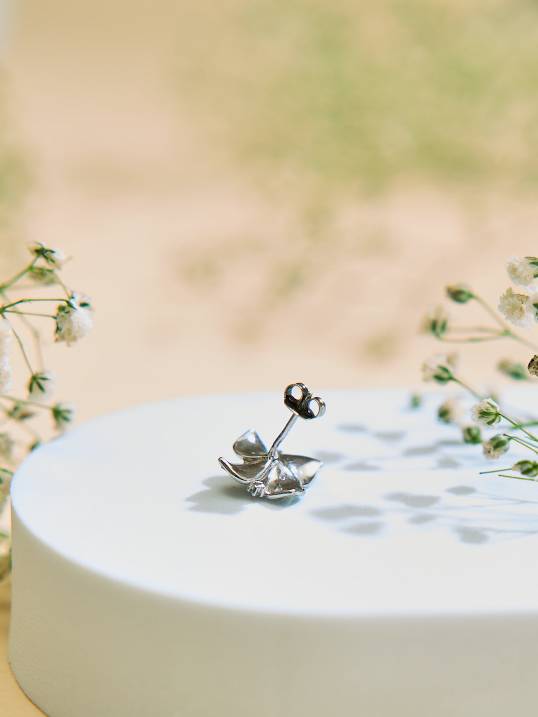 Radiant Mother of Blossom Earrings