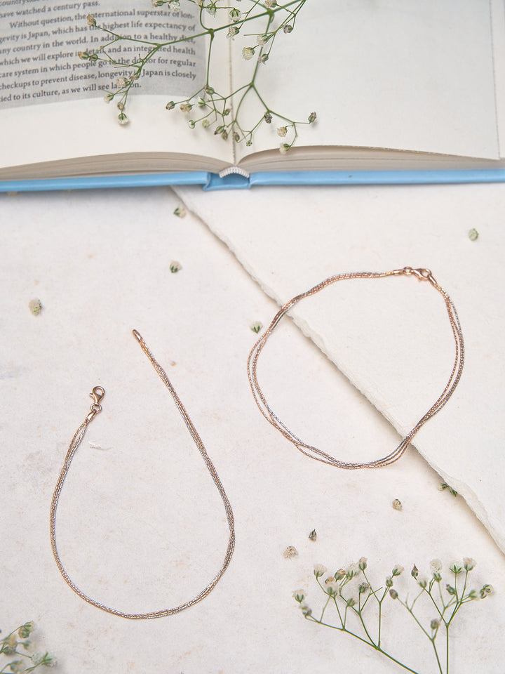Rose Swing Star Anklet
