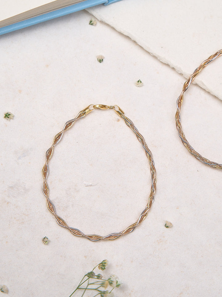 Twilight Rosé Pearl Anklet