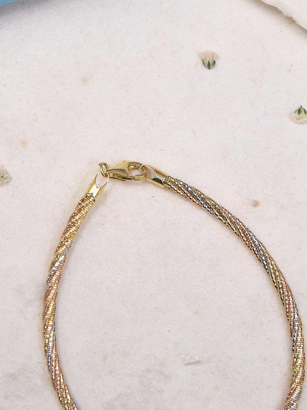Rosé Mirage Beaded Anklet