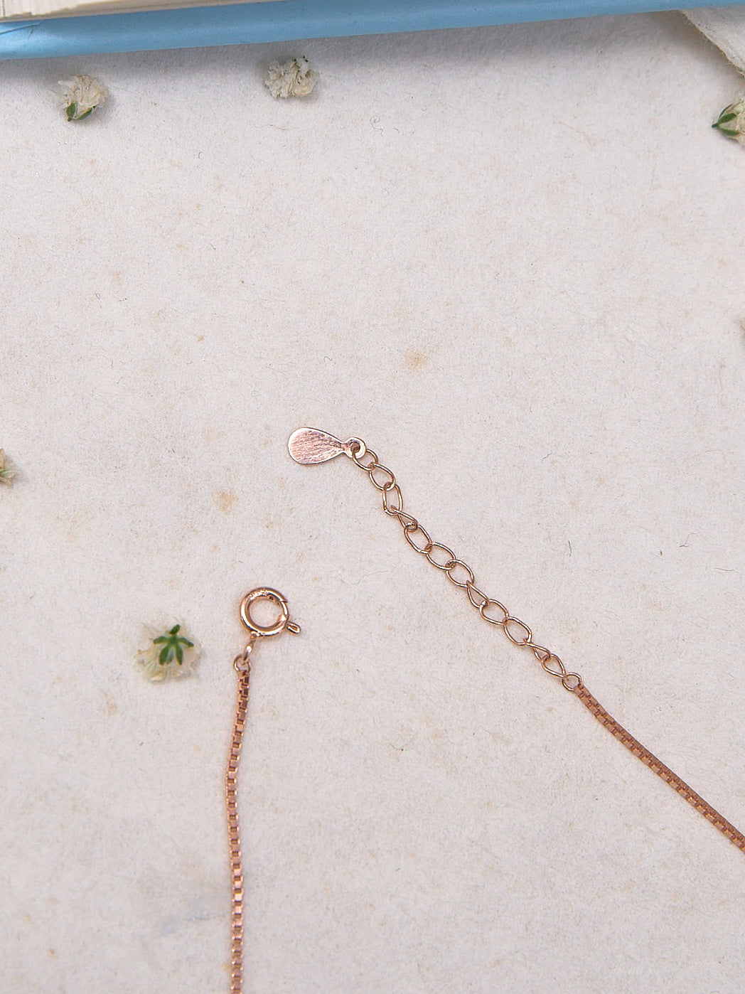 Blushing Infinity Crystal Anklet