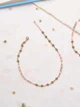 Rose Lace Petal Charm Anklet