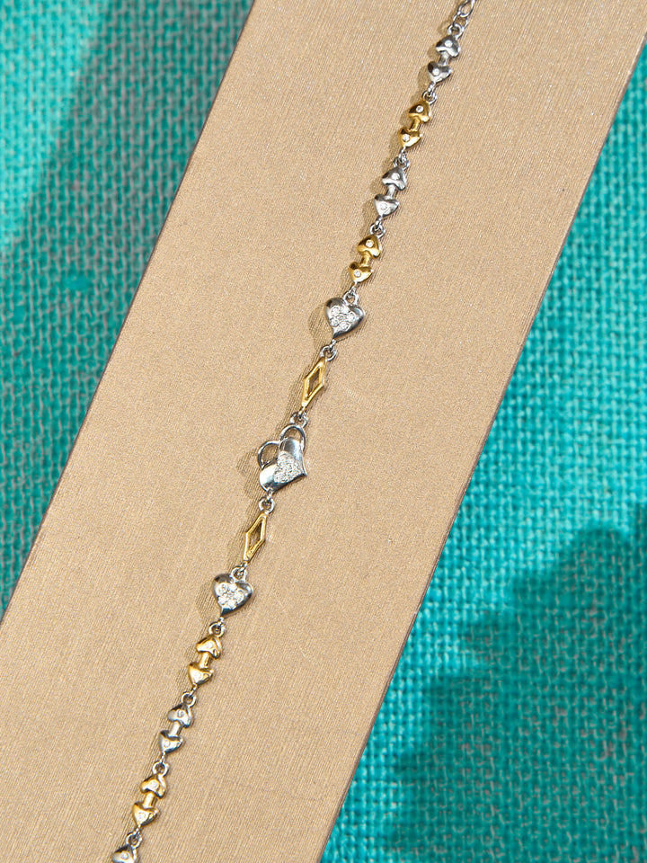 Twin Heart Sparkle Bracelet