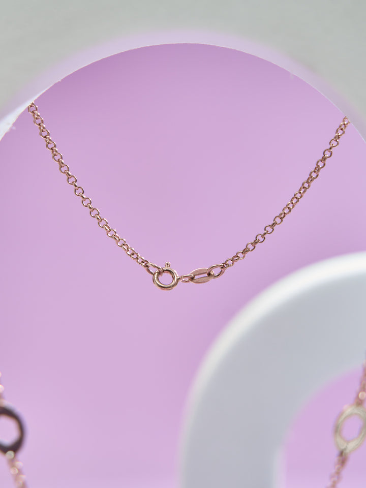 Celestial Blush Evil Eye Chain