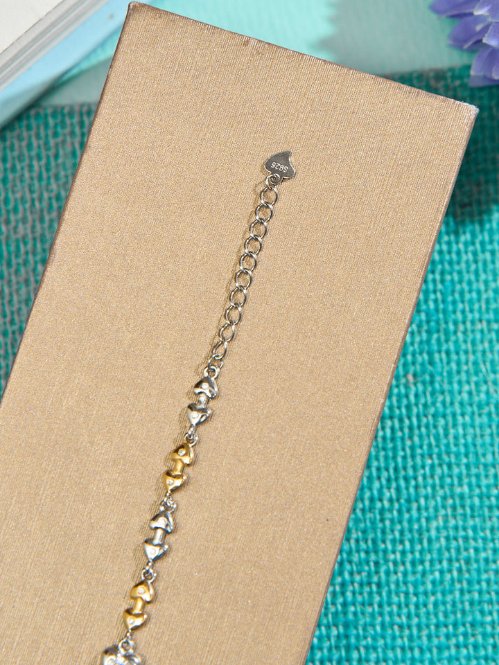 Twin Heart Sparkle Bracelet