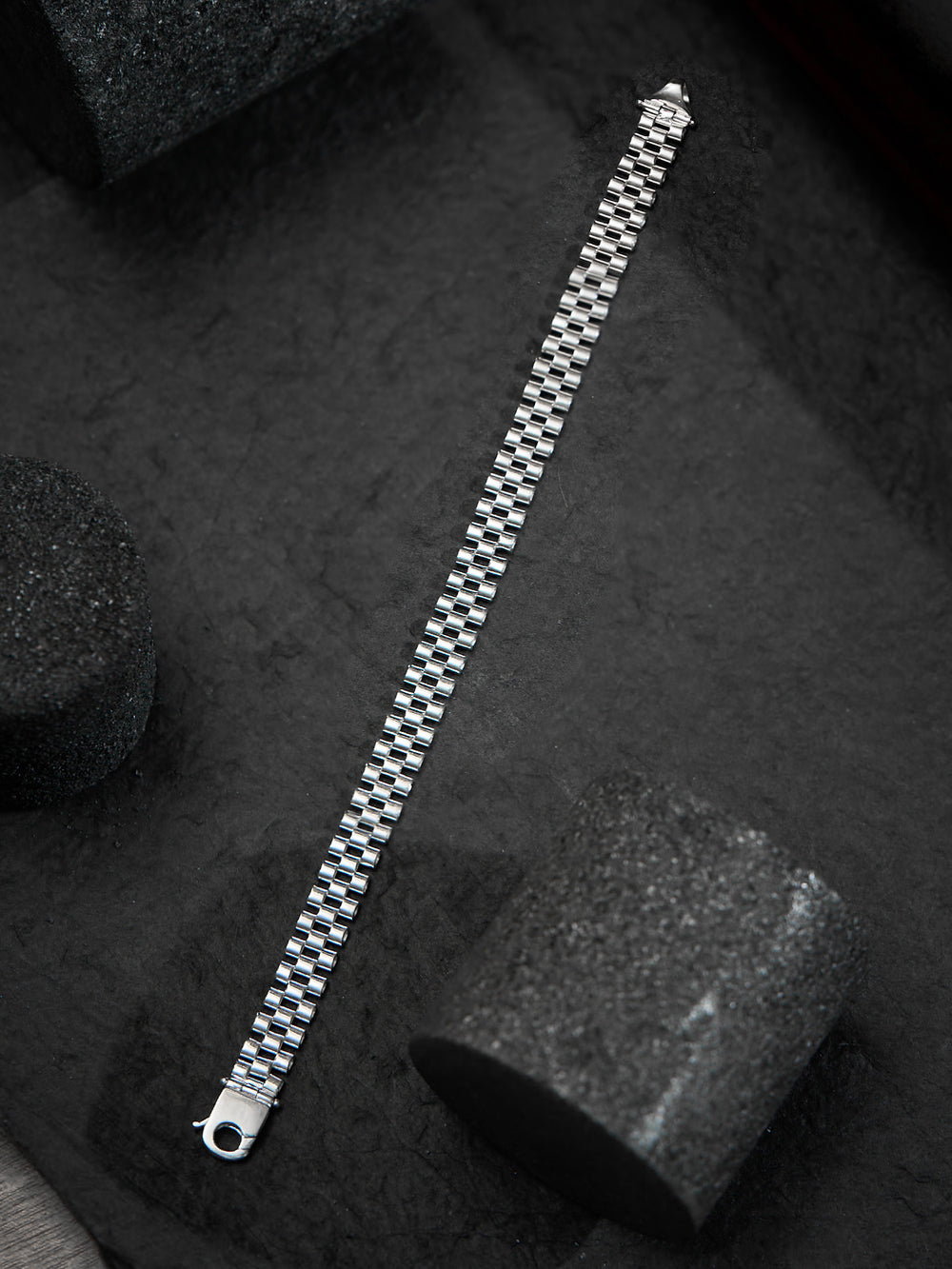 Boldedge Checkered Link Bracelet