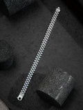Boldedge Checkered Link Bracelet