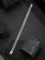 Boldedge Checkered Link Bracelet