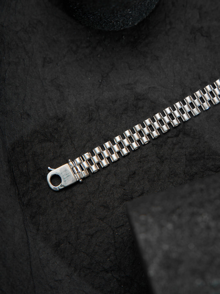 Boldedge Checkered Link Bracelet