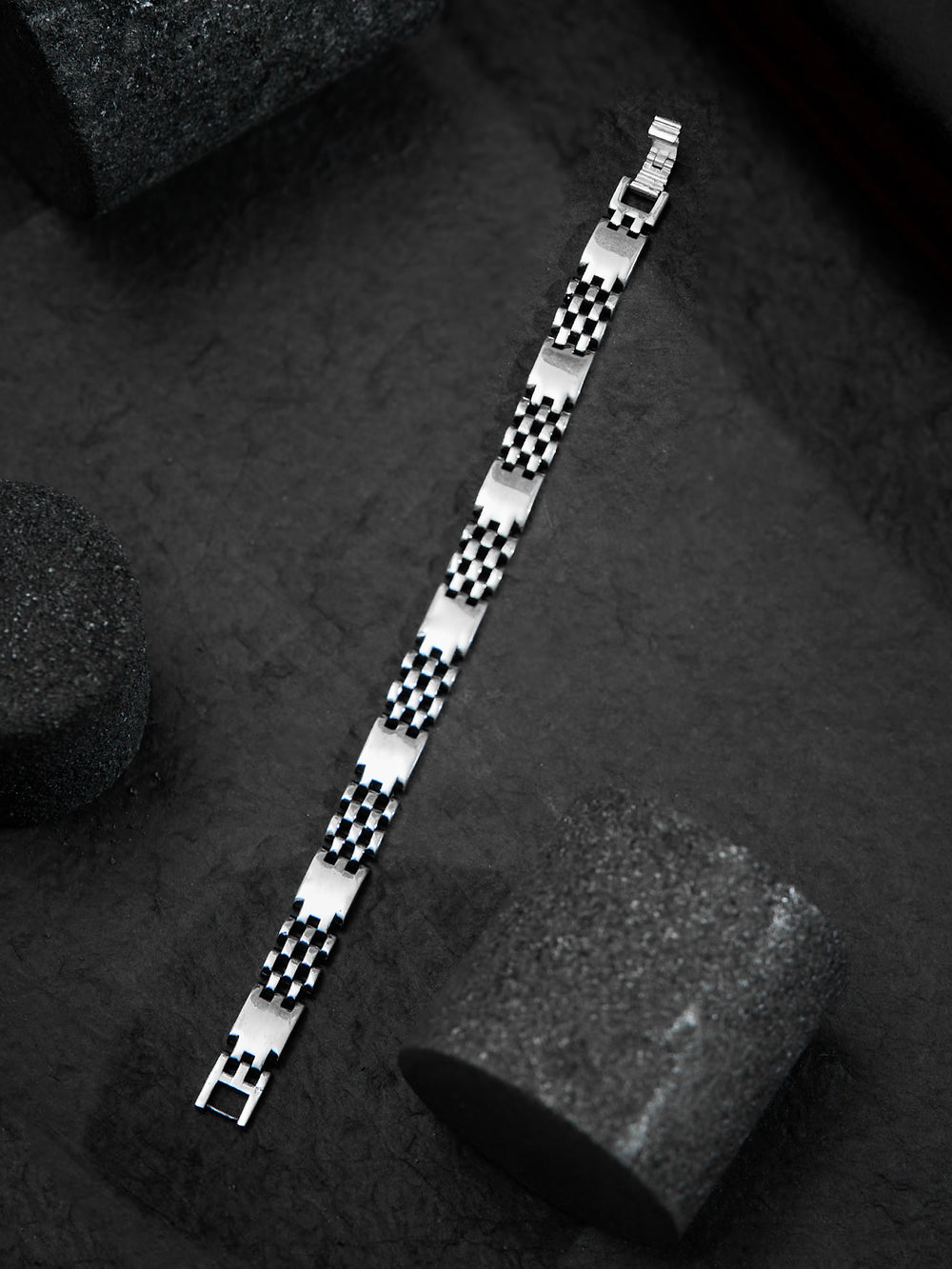 Stealth Mode Silver Bracelet