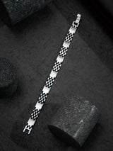 Stealth Mode Silver Bracelet