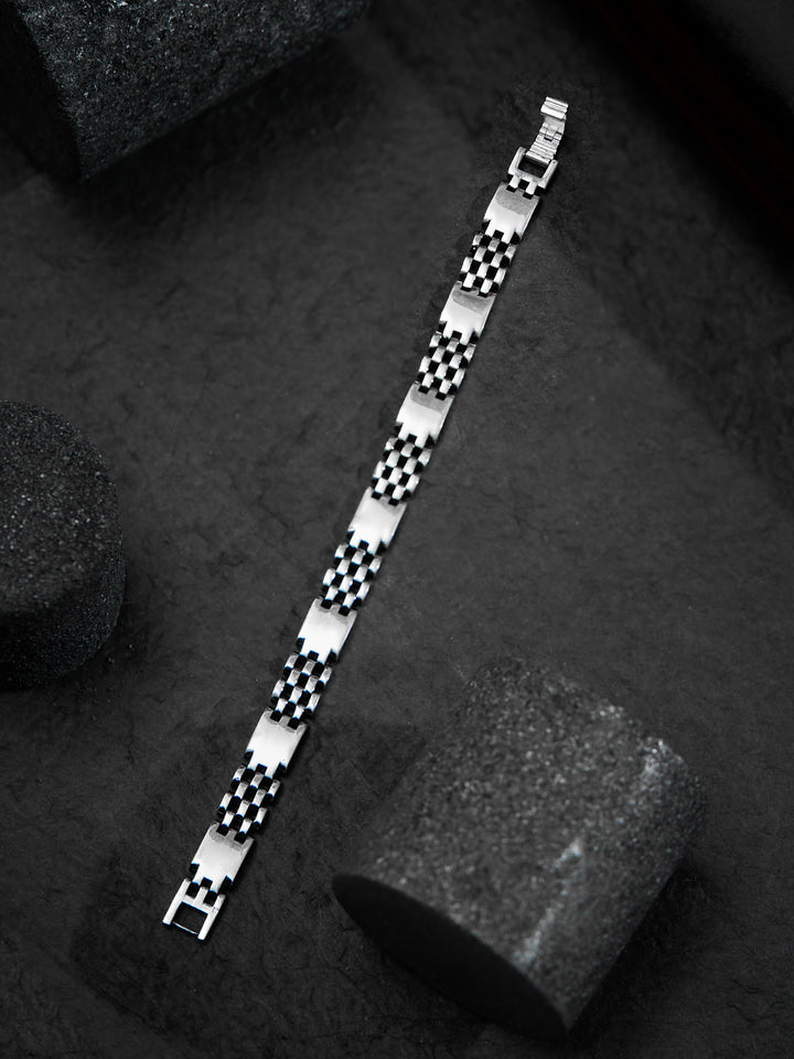 Stealth Mode Silver Bracelet