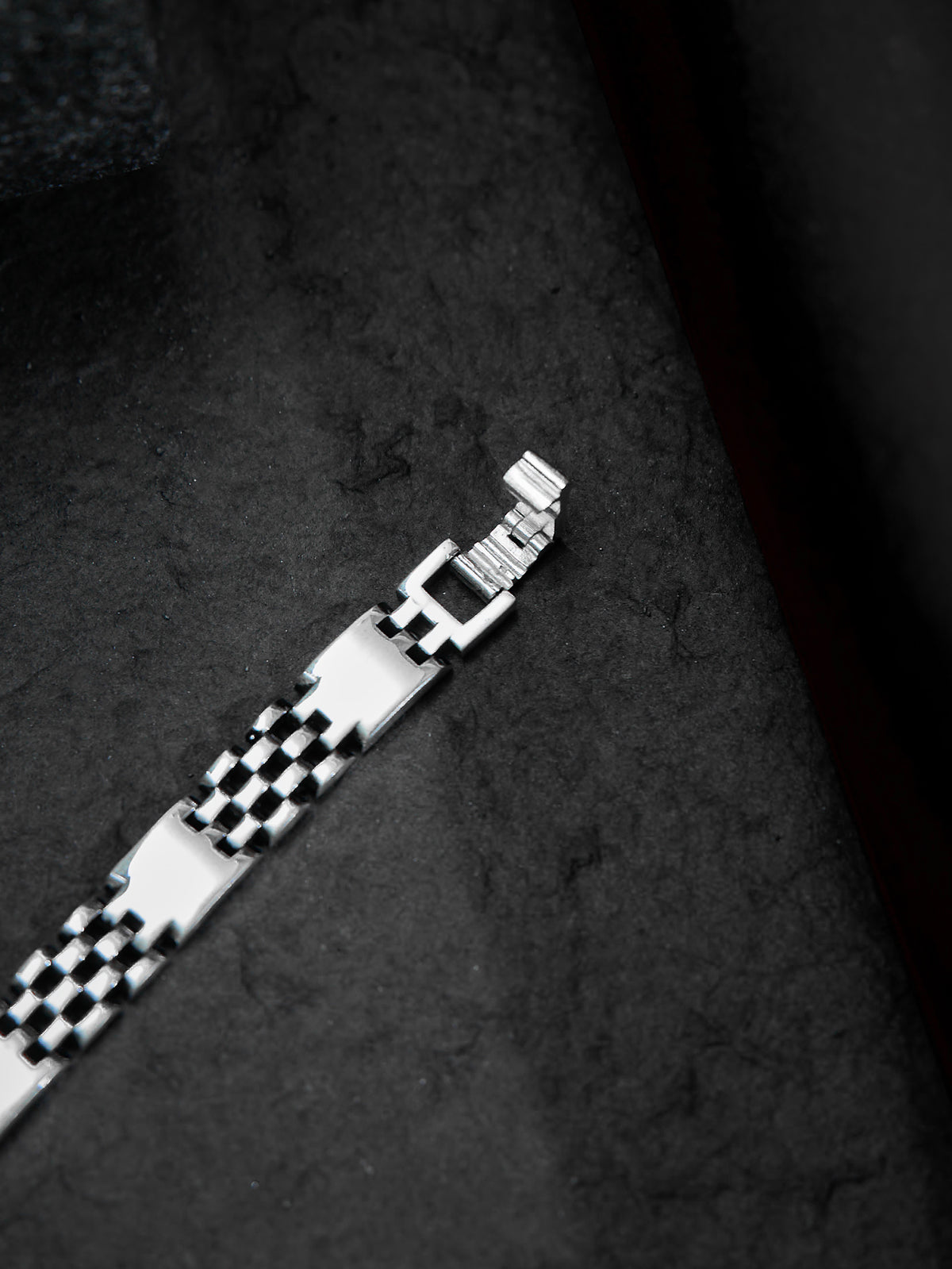 Stealth Mode Silver Bracelet