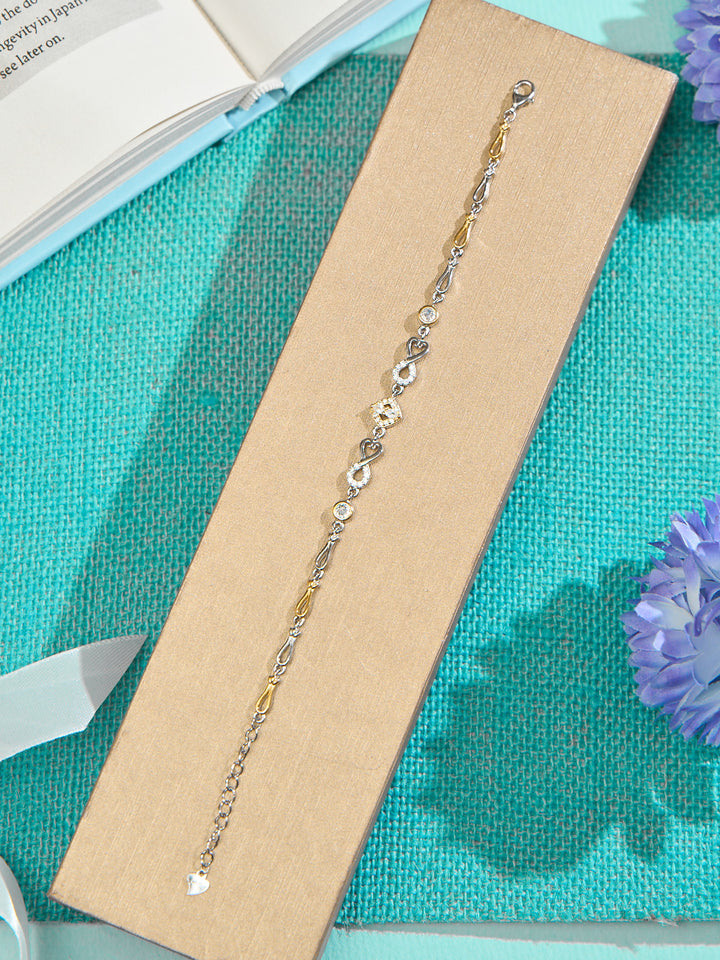 Crystal Infinity Bracelet