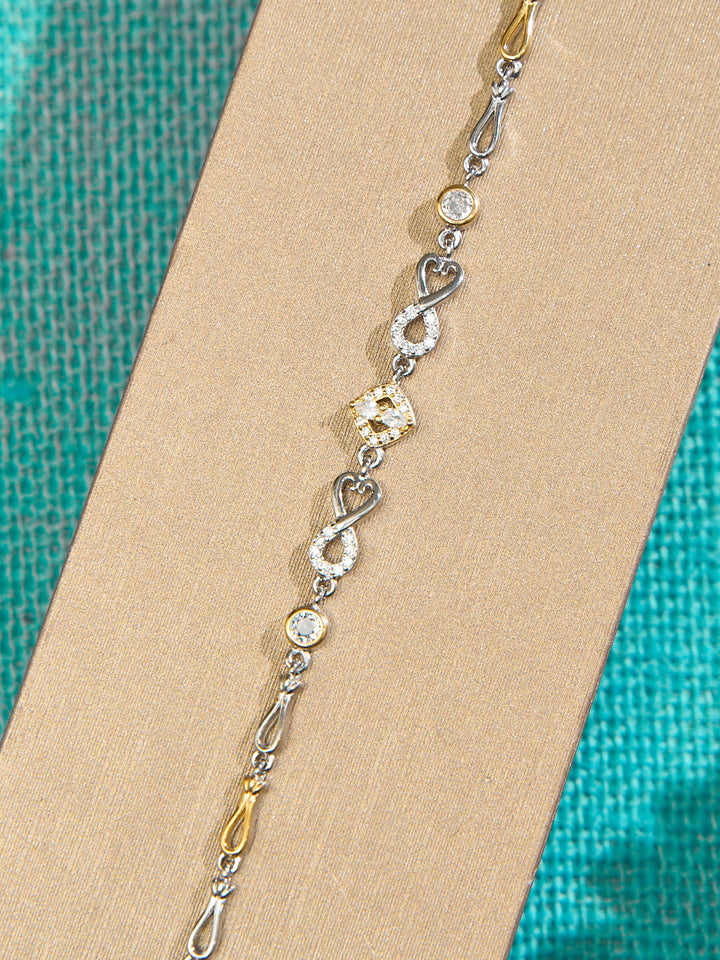 Crystal Infinity Bracelet