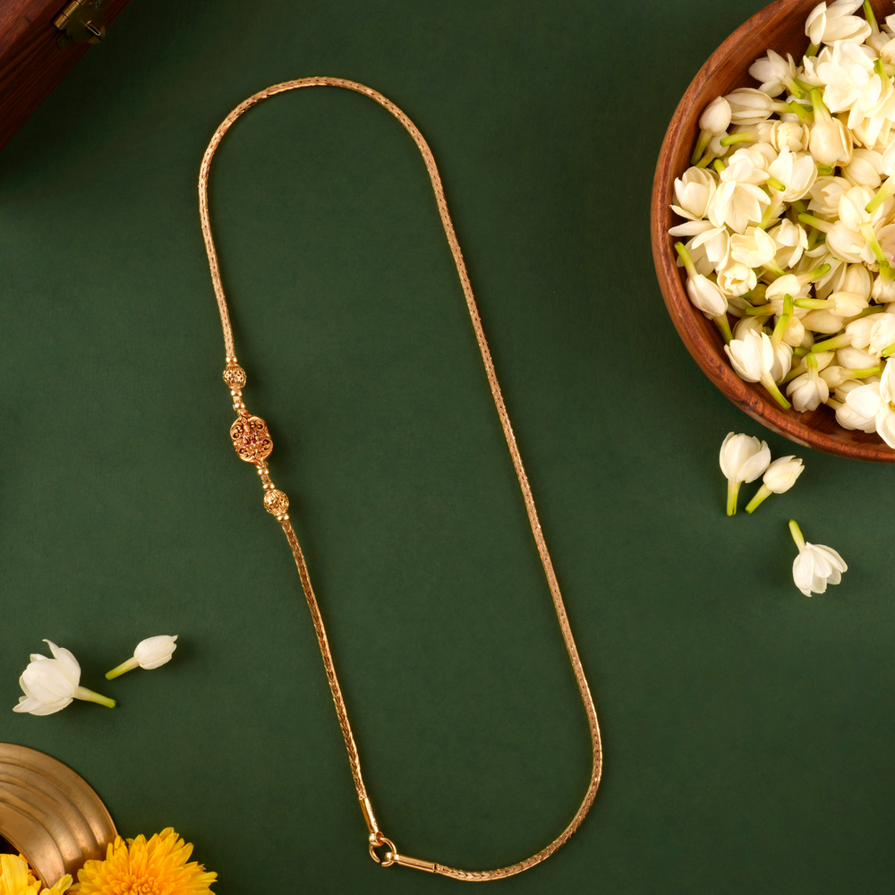 Majestic Glow Lakshmi Mugappu Chain