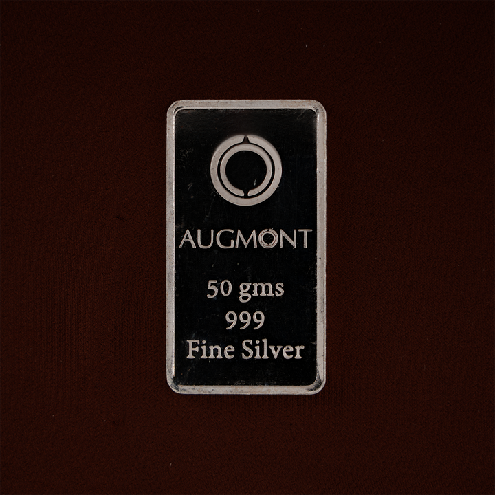 Elegant 50 Gram 999 Silver Bar