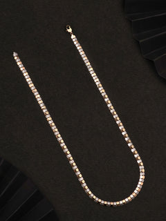 Dual Tone Rose Gold Men's Chain