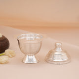 Stylish Design Silver Kumkum Chimil